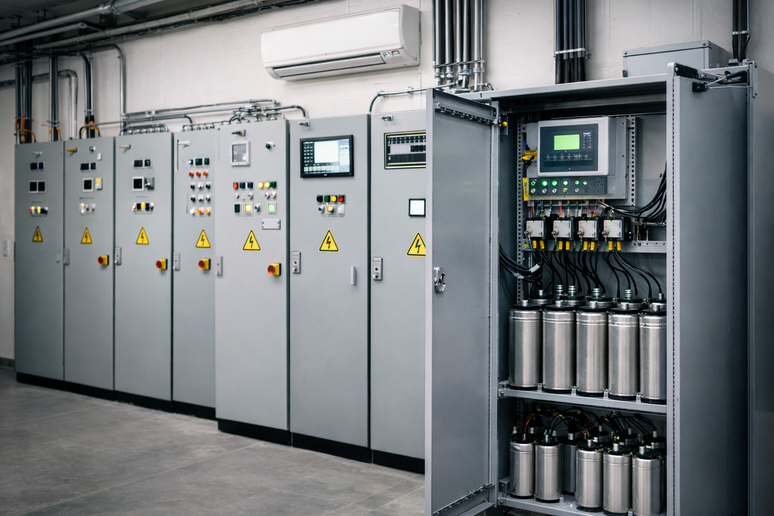 Quadro-di-rifasamento-impianti-industriali-con-batterie-di-condensatori-in-cabina-elettrica